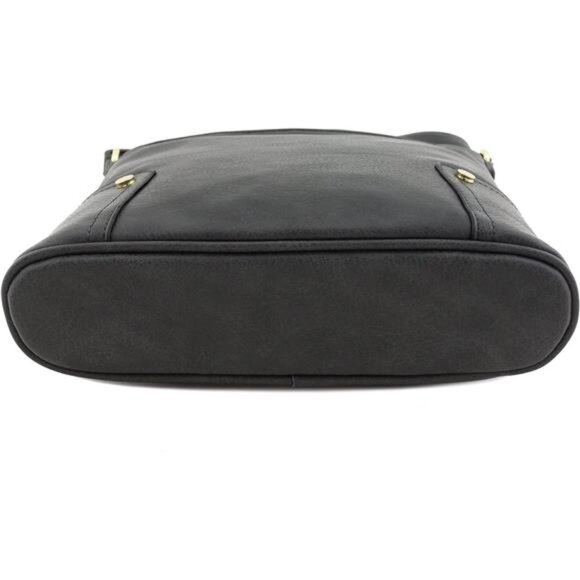 Triple Zip Pocket Large Crossbody Bag - Picture 4 of 8